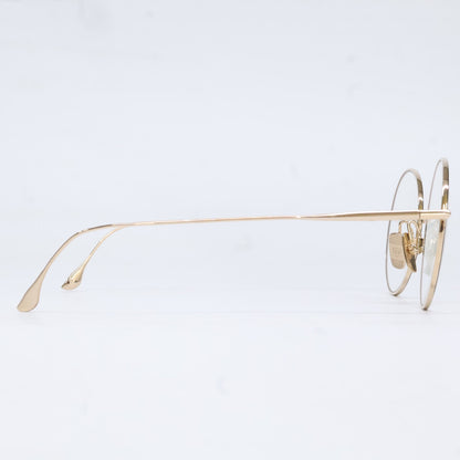 DITA ディータ 【美品】DTX506-52-03 BELIEVER BLK-GLD ラウンドシェイプ メガネフレーム 眼鏡