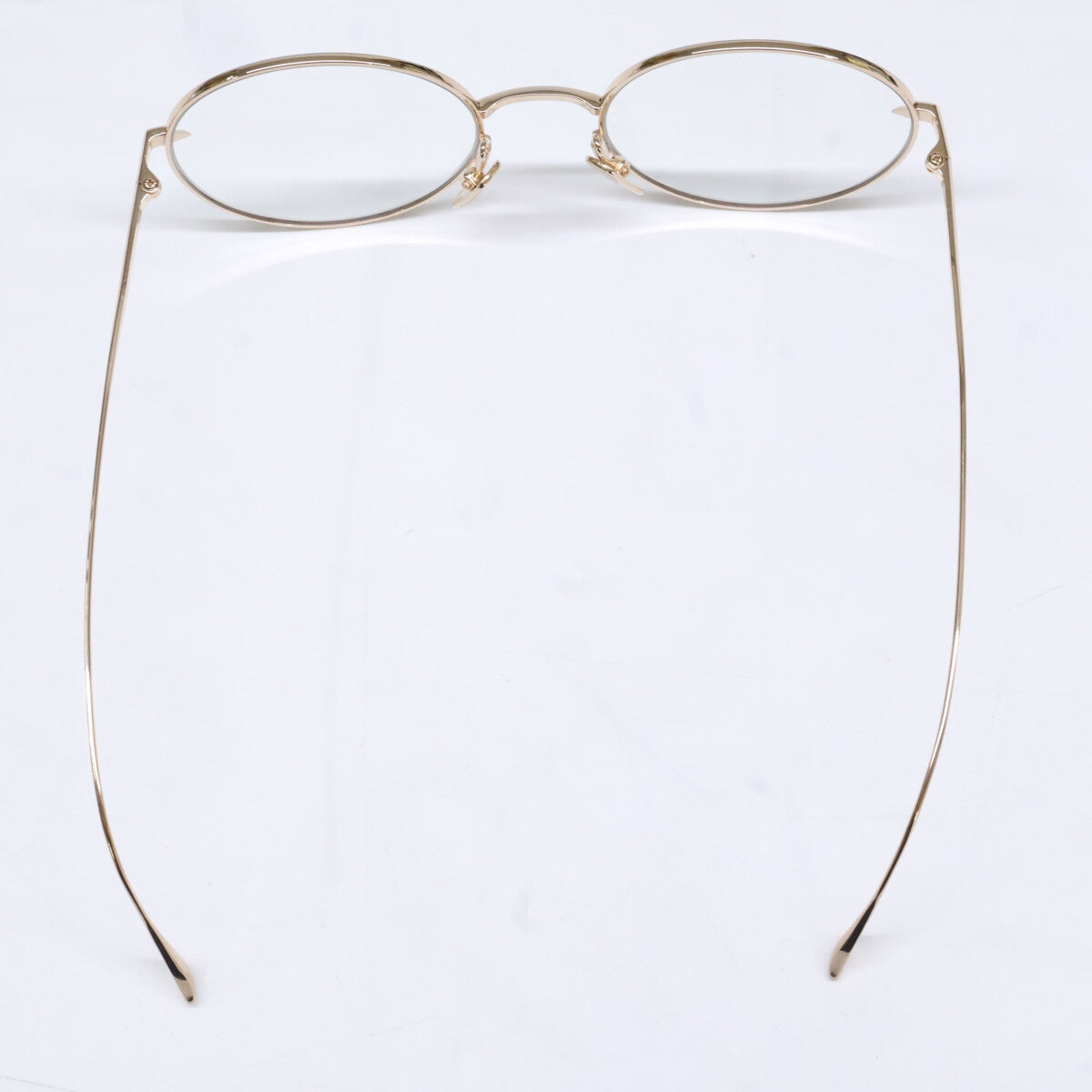 DITA ディータ 【美品】DTX506-52-03 BELIEVER BLK-GLD ラウンドシェイプ メガネフレーム 眼鏡