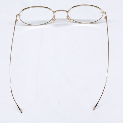 DITA ディータ 【美品】DTX506-52-03 BELIEVER BLK-GLD ラウンドシェイプ メガネフレーム 眼鏡