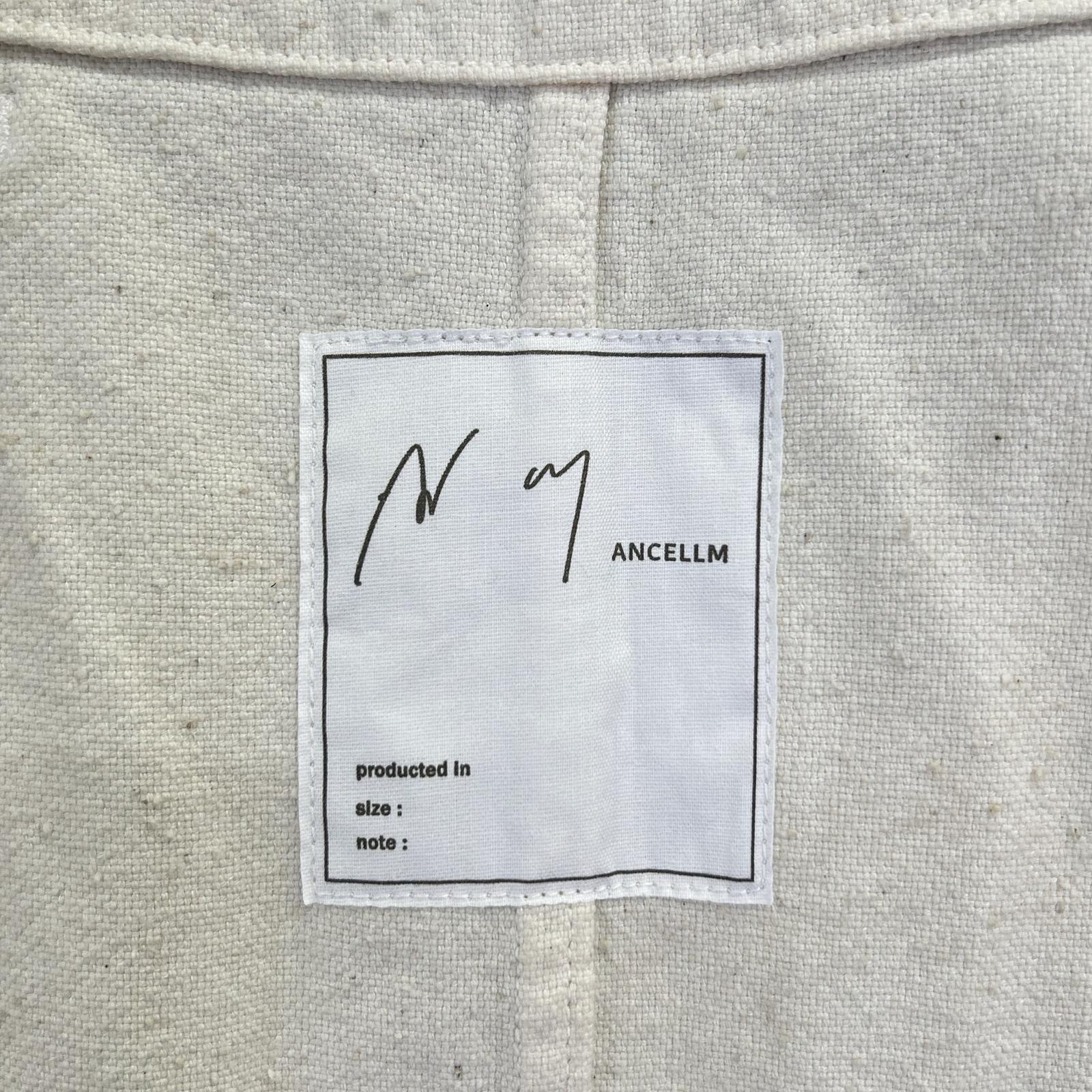ANCELLM アンセルム 26SS ANC-JK82 白色 油漆泼溅 C/R DUCK UTILITY VEST 背心