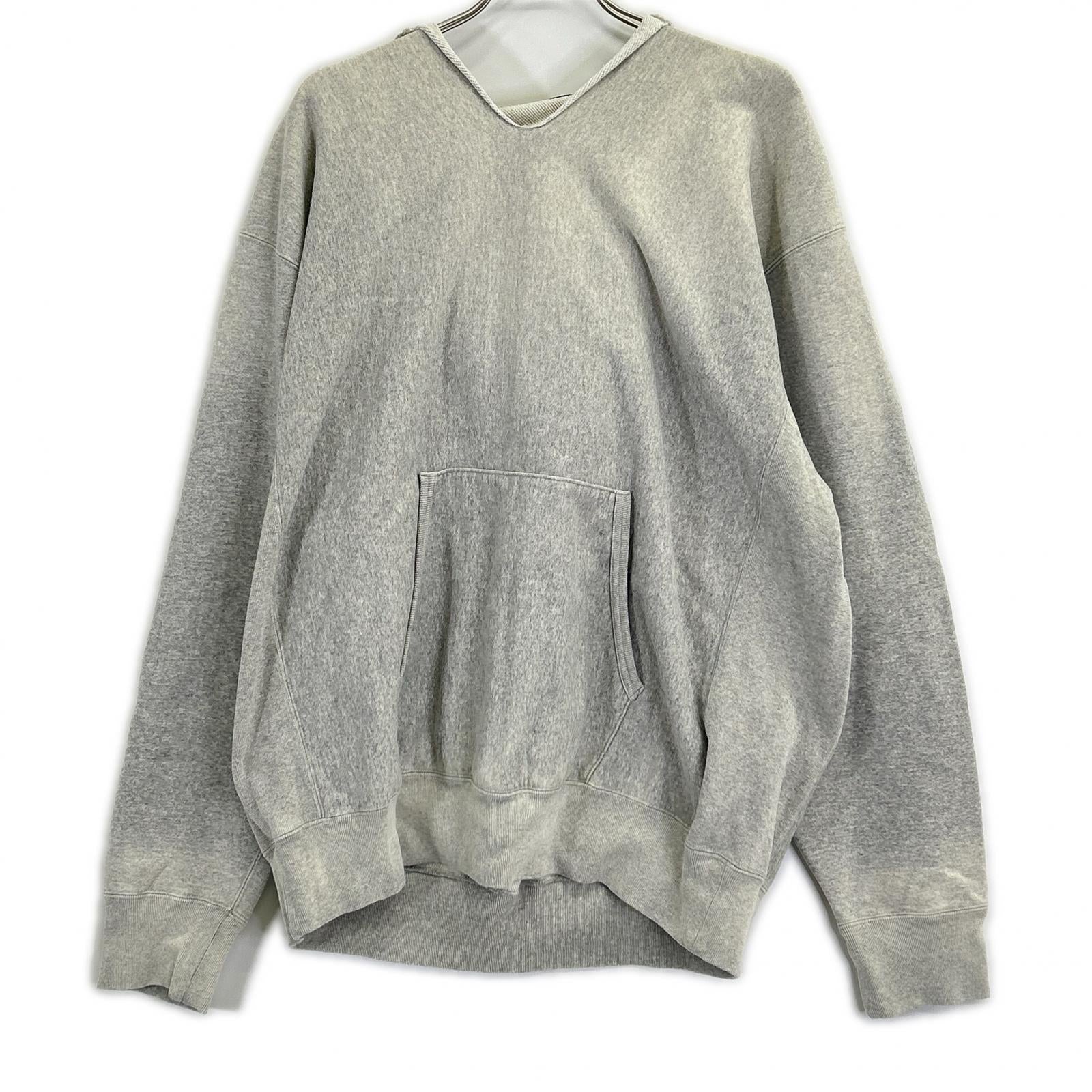 YLEVE YLEVE 灰色 ORGANIC COTTON SUN FADED SWEAT HOODIE/日晒褪色连帽卫衣 上衣