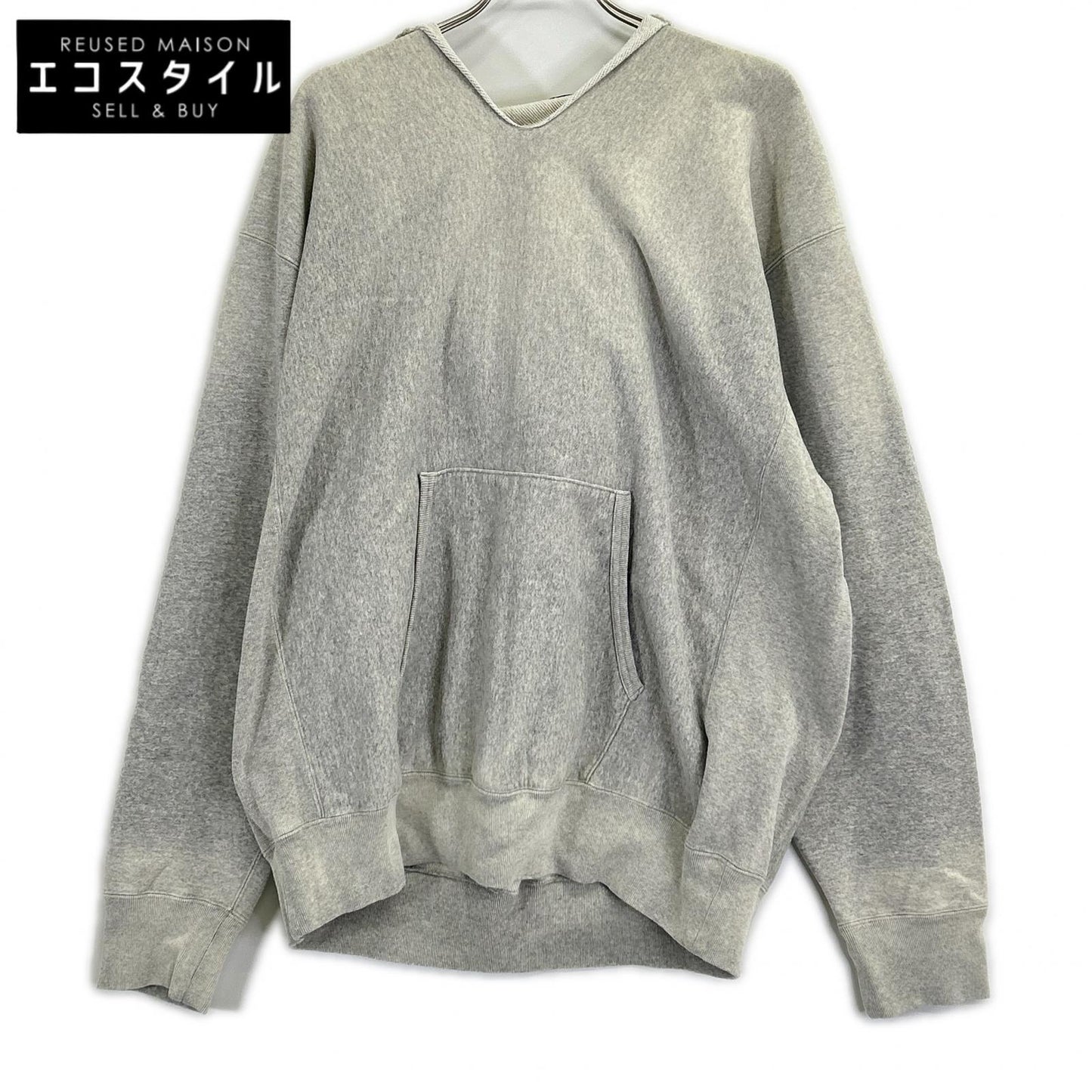YLEVE YLEVE 灰色 ORGANIC COTTON SUN FADED SWEAT HOODIE/日晒褪色连帽卫衣 上衣