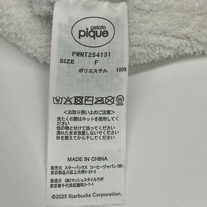 gelato pique x STARBUCKS PWNT254131 象牙白 柔软熊提花套头衫/家居服上衣
