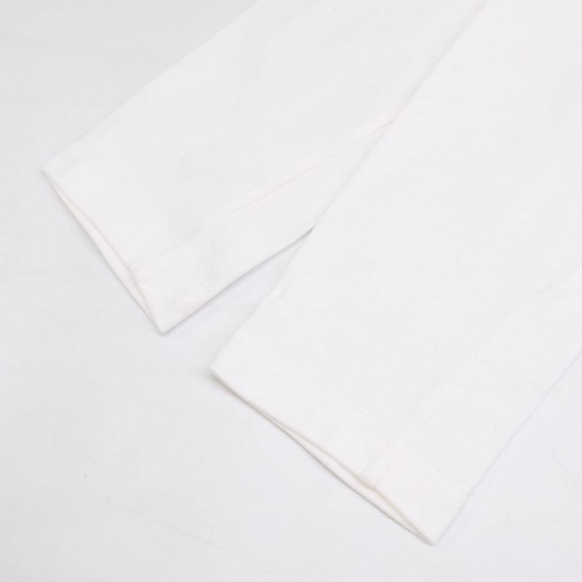 JIL SANDER+ ジルサンダープラス J40GC0117 ホワイト×ブラック コットン ロゴプリント ロングスリーブカットソー トップス