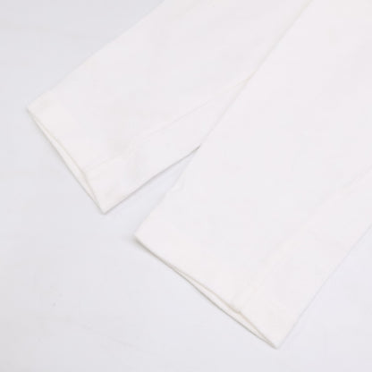 JIL SANDER+ ジルサンダープラス J40GC0117 ホワイト×ブラック コットン ロゴプリント ロングスリーブカットソー トップス