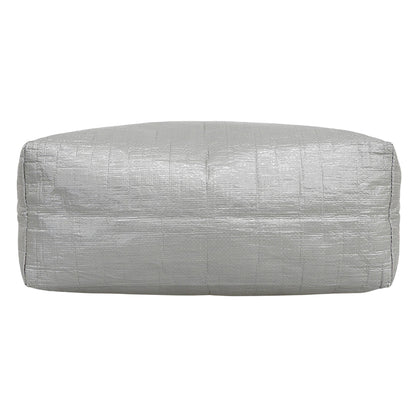 Herve Chapelier エルベシャプリエ 美品 ポリエチレン マルシェバッグM トートバッグ レディース グリ×ジョーヌ 2012PP 26SS トートバッグ