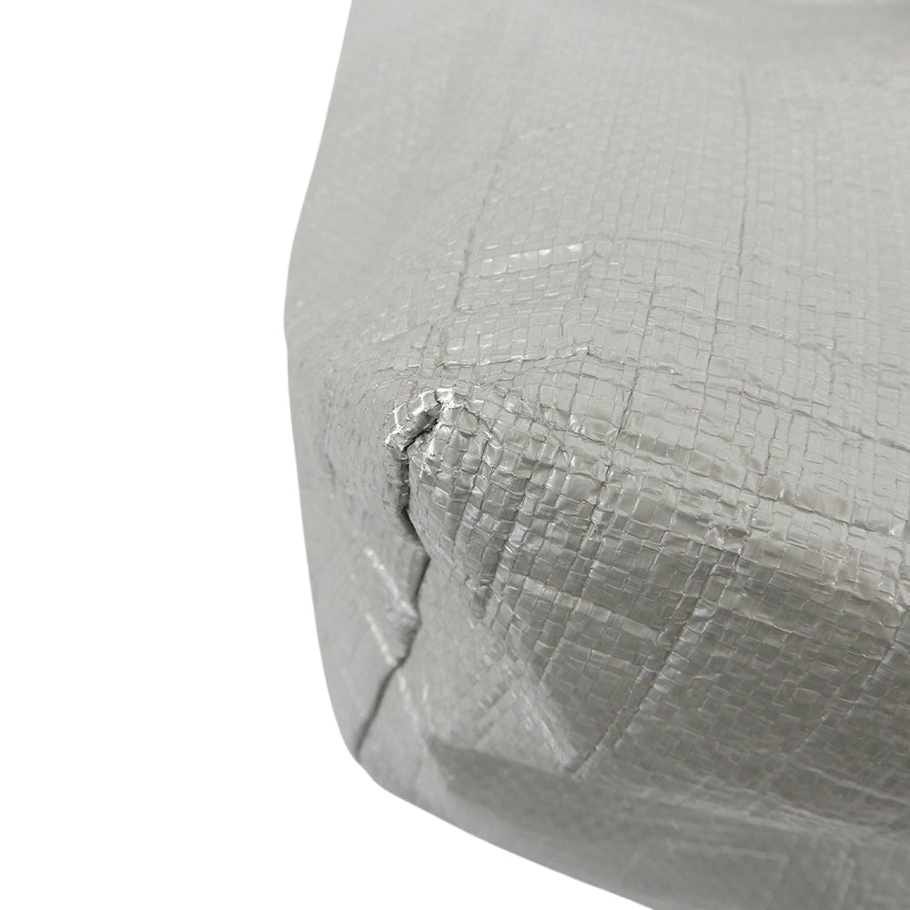 Herve Chapelier エルベシャプリエ 美品 ポリエチレン マルシェバッグM トートバッグ レディース グリ×ジョーヌ 2012PP 26SS トートバッグ
