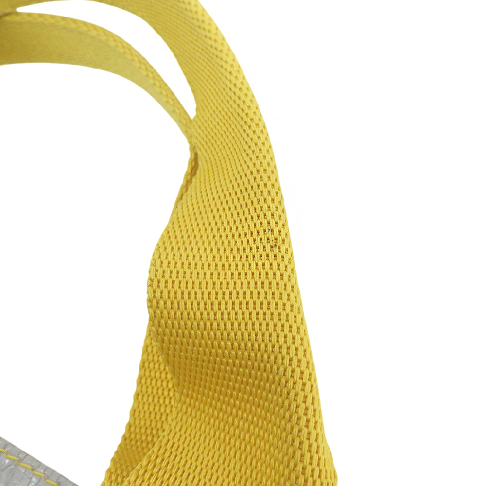 Herve Chapelier エルベシャプリエ 美品 ポリエチレン マルシェバッグM トートバッグ レディース グリ×ジョーヌ 2012PP 26SS トートバッグ