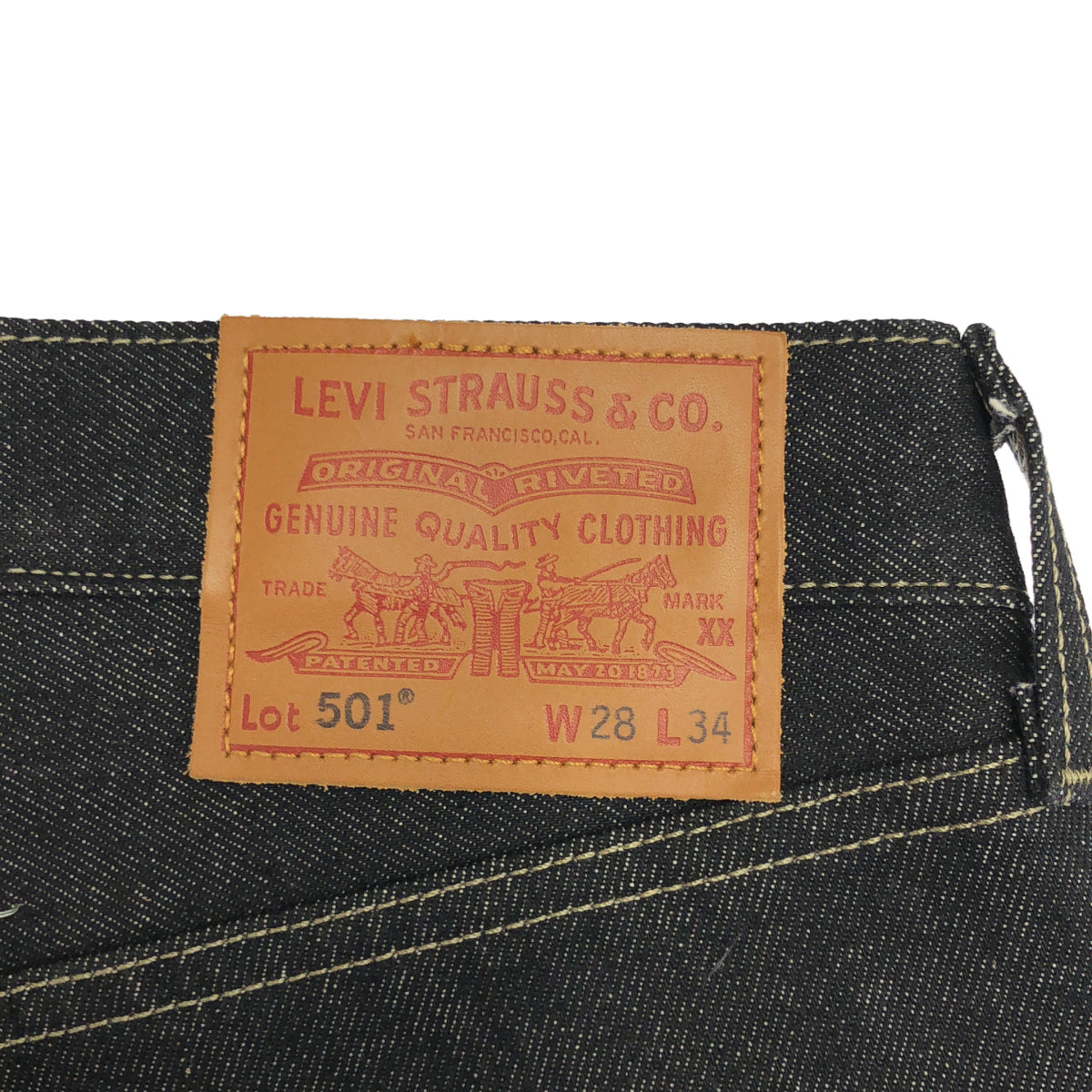 LEVI'S リーバイス 005YU-0000 PREMIUM BLACK 501デニムパンツ ボトムス