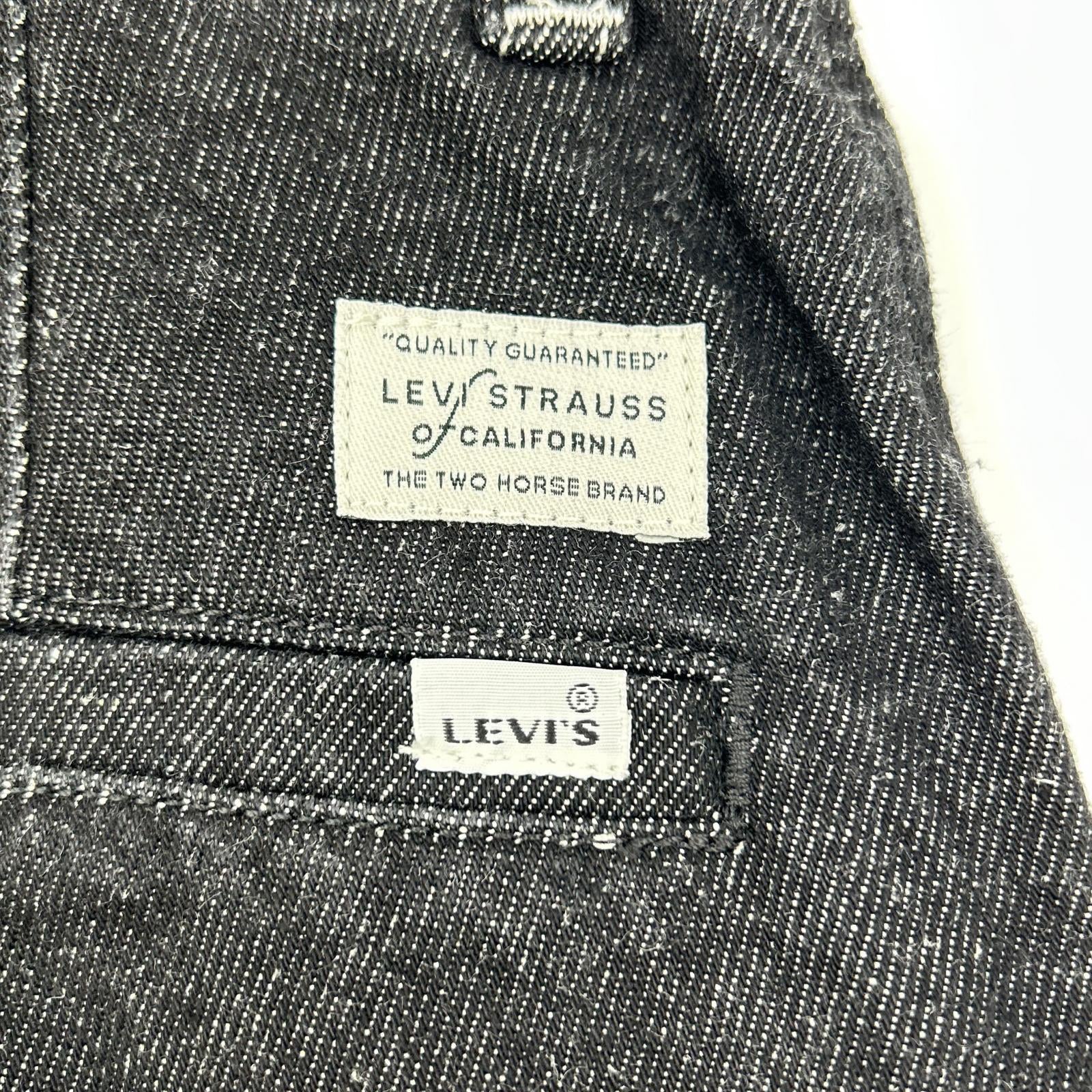LEVI'S リーバイス 005YV-0000 PREMIUM BLACK DENIM SLACKS ボトムス