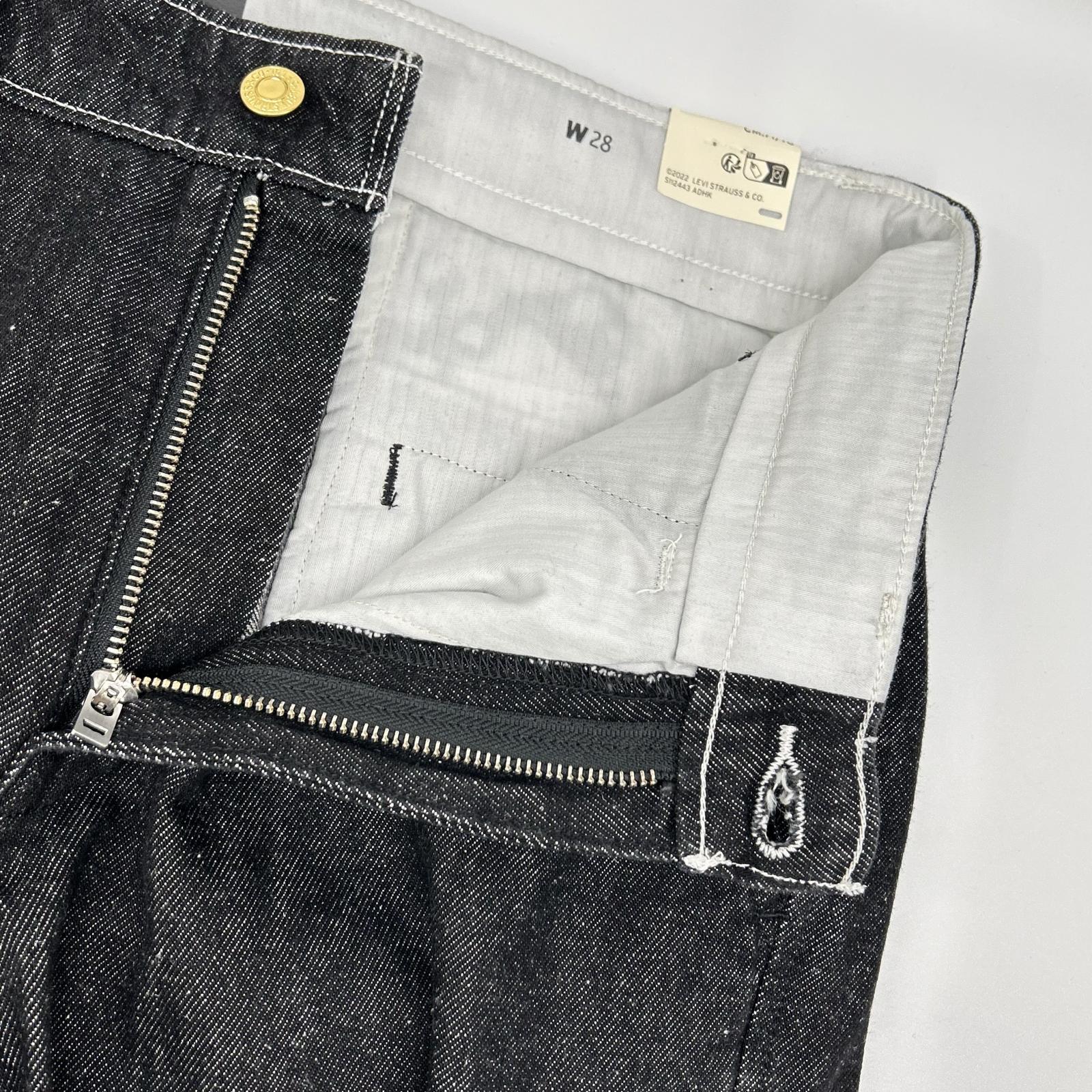 LEVI'S リーバイス 005YV-0000 PREMIUM BLACK DENIM SLACKS ボトムス