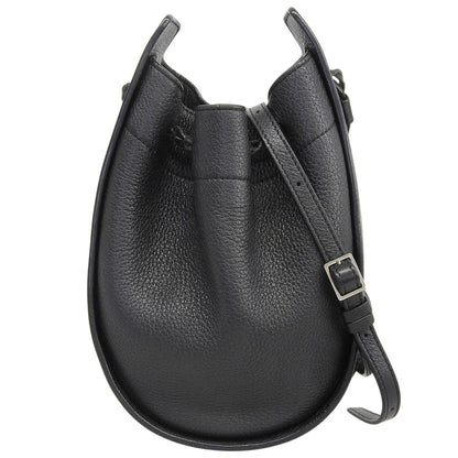 THE ROW ザ ロウ Drawstring Pouch レザー ショルダーバッグ レディース ブラック ショルダーバッグ