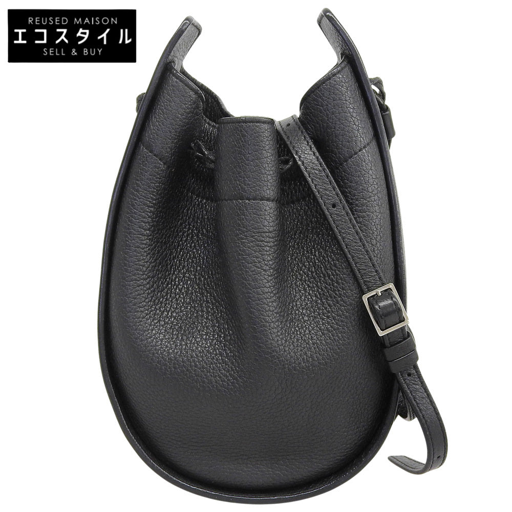 THE ROW ザ ロウ Drawstring Pouch レザー ショルダーバッグ レディース ブラック ショルダーバッグ