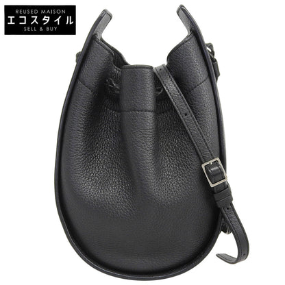 THE ROW ザ ロウ Drawstring Pouch レザー ショルダーバッグ レディース ブラック ショルダーバッグ