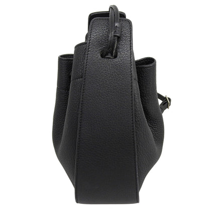 THE ROW ザ ロウ Drawstring Pouch レザー ショルダーバッグ レディース ブラック ショルダーバッグ