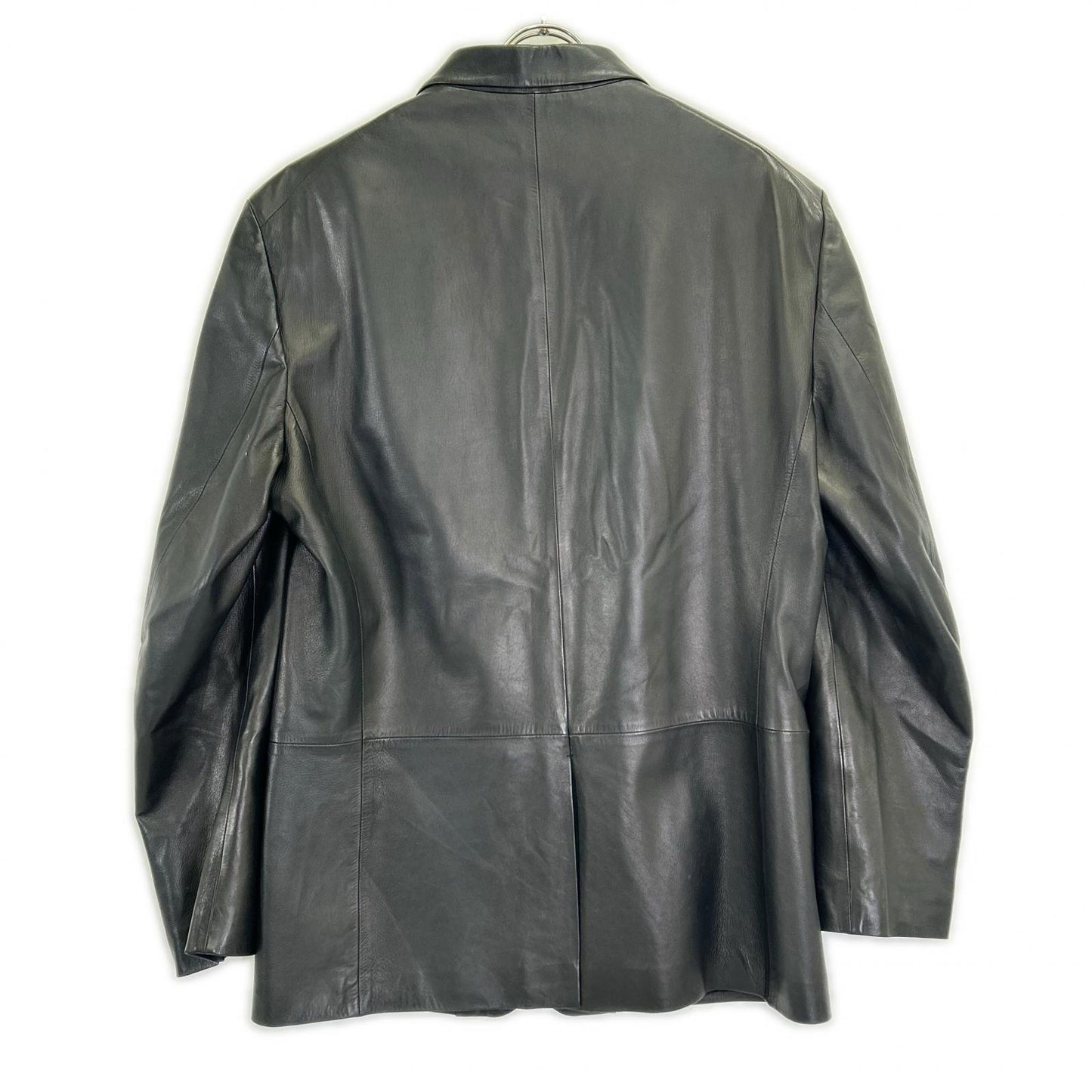 JILSANDER ジルサンダー ブラック レザー 3B テーラードジャケット ジャケット