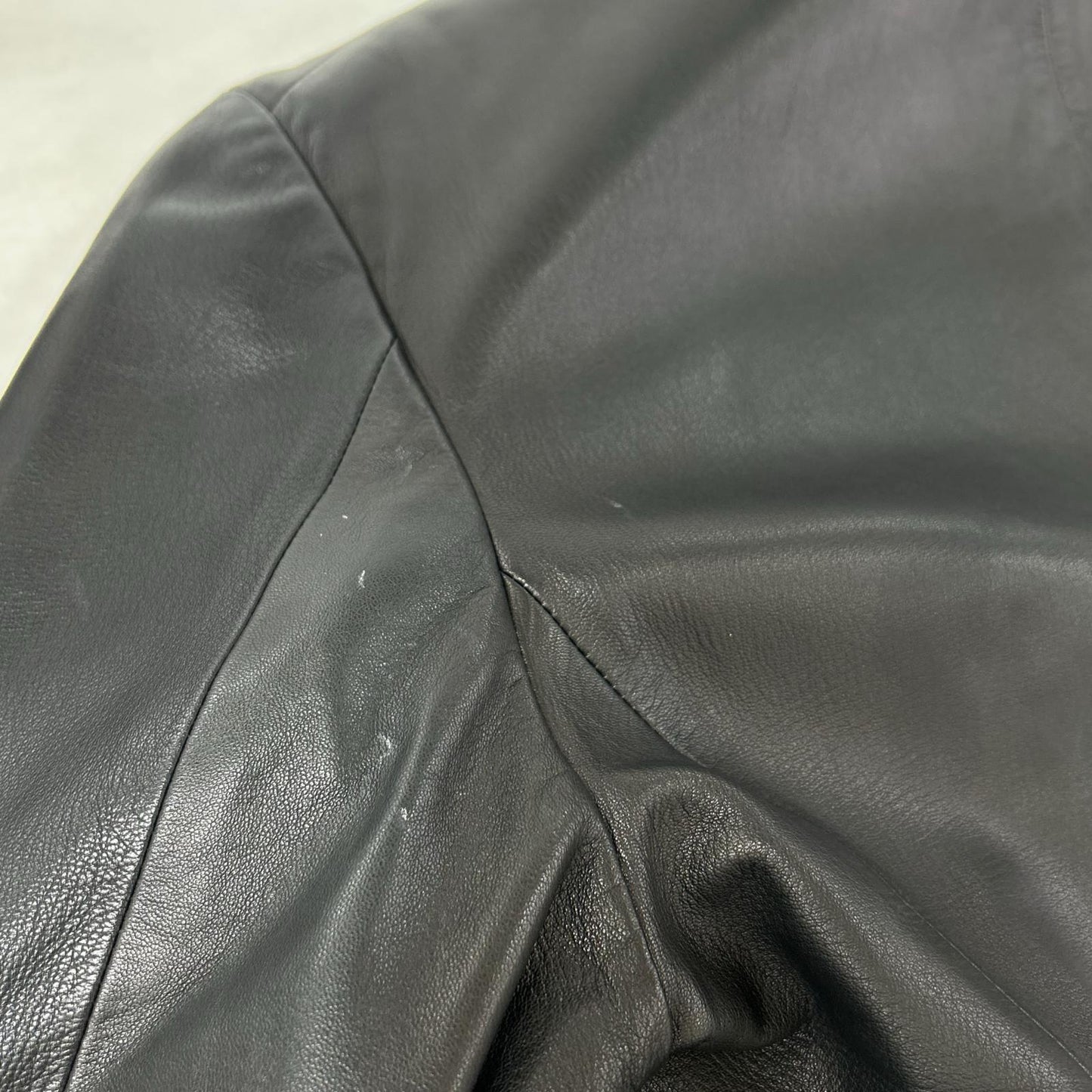 JILSANDER ジルサンダー ブラック レザー 3B テーラードジャケット ジャケット