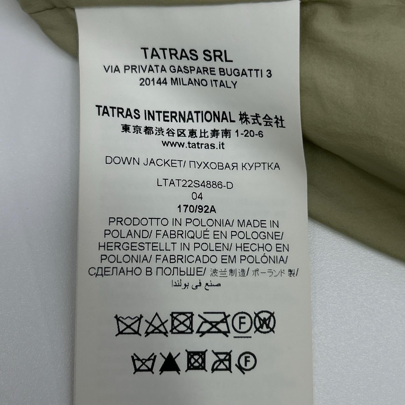 TATRAS LTAT22S4886-D Light Beige SAWA Light Down Jacket