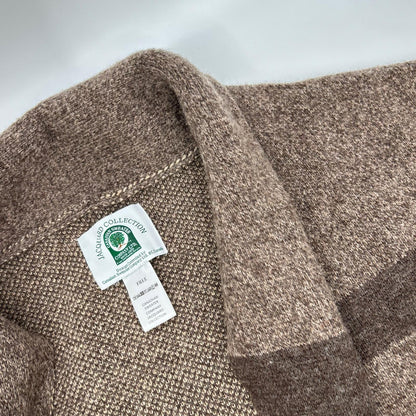 Deuxieme Classe ドゥーズィエムクラス 【CANADIAN SWATER別注】ブラウン ウール Jacquard ニットガウン コート