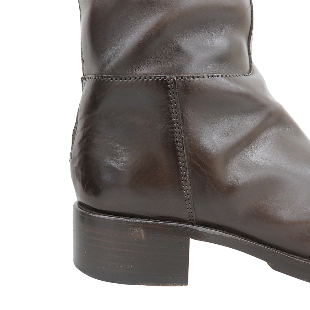 SARTORE サルトル バックベルトロングブーツ シューズ レディース ブラウン 36 1/2 シューズ