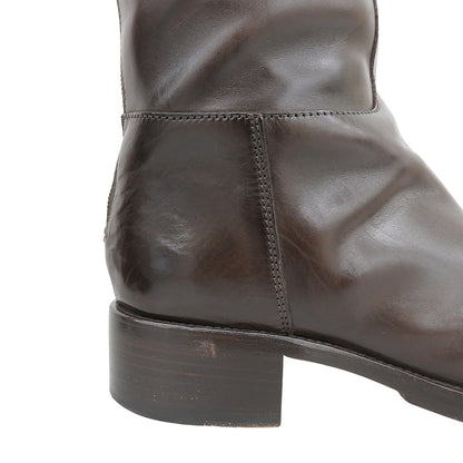 SARTORE サルトル バックベルトロングブーツ シューズ レディース ブラウン 36 1/2 シューズ