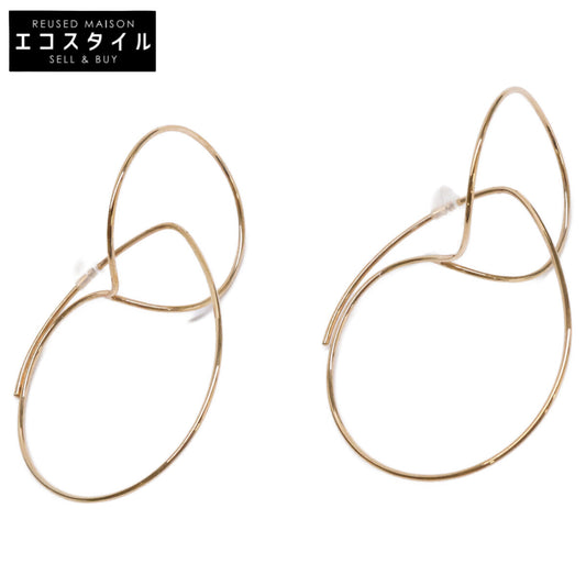 HIROTAKA ヒロタカ AB15KMEM K10 All About Basics フローティングフープ ピアス Mサイズ ピアス