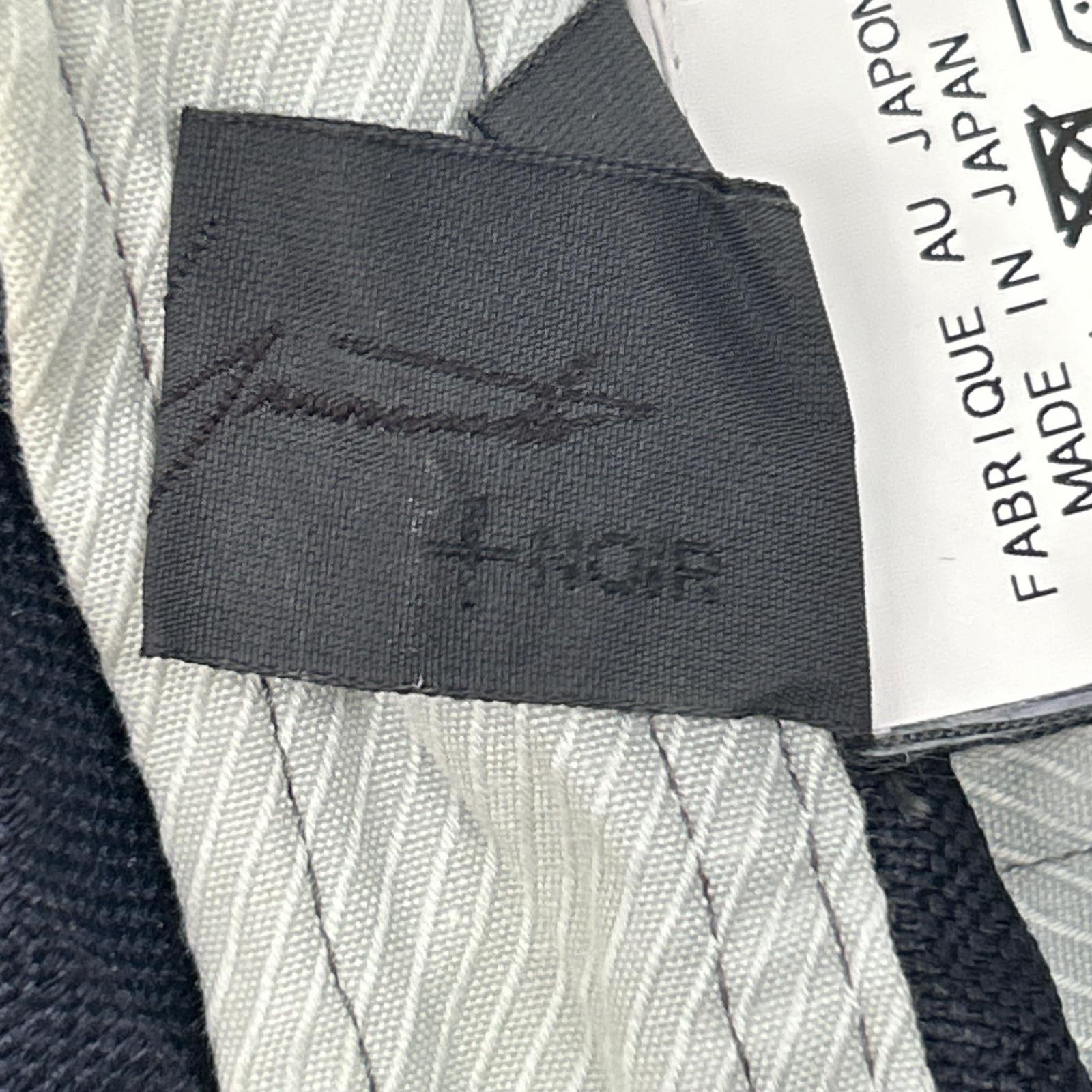 YOHJI YAMAMOTO +NOIR ヨウジヤマモトプリュスノアール 17SS ND-S03-901 ネイビー コットン 製品染め しわ加工 ラップスカート スカート