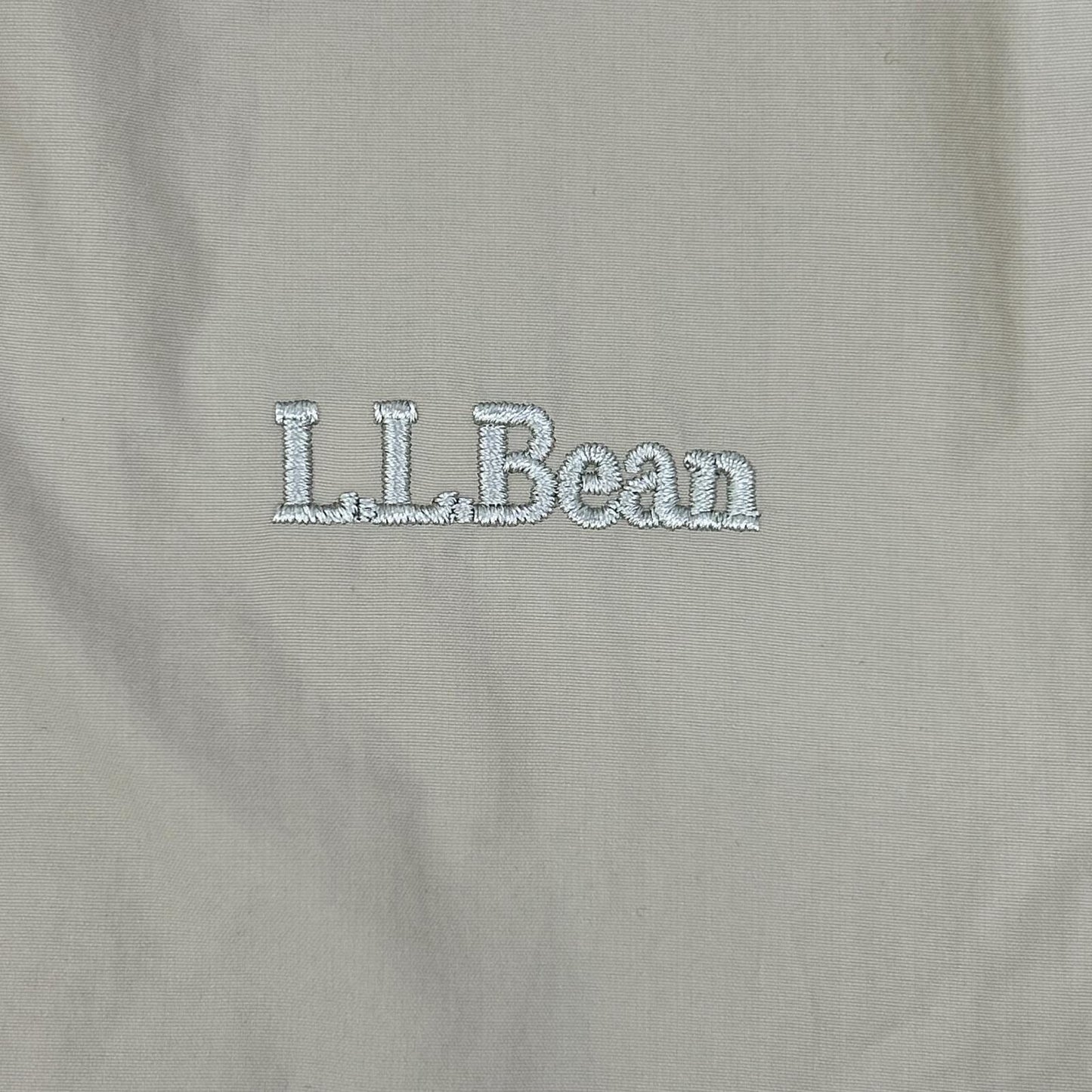 L.L.Bean エルエルビーン 524511 ベージュ ナイロン リバーシブルウォームアップジャケット ジャケット