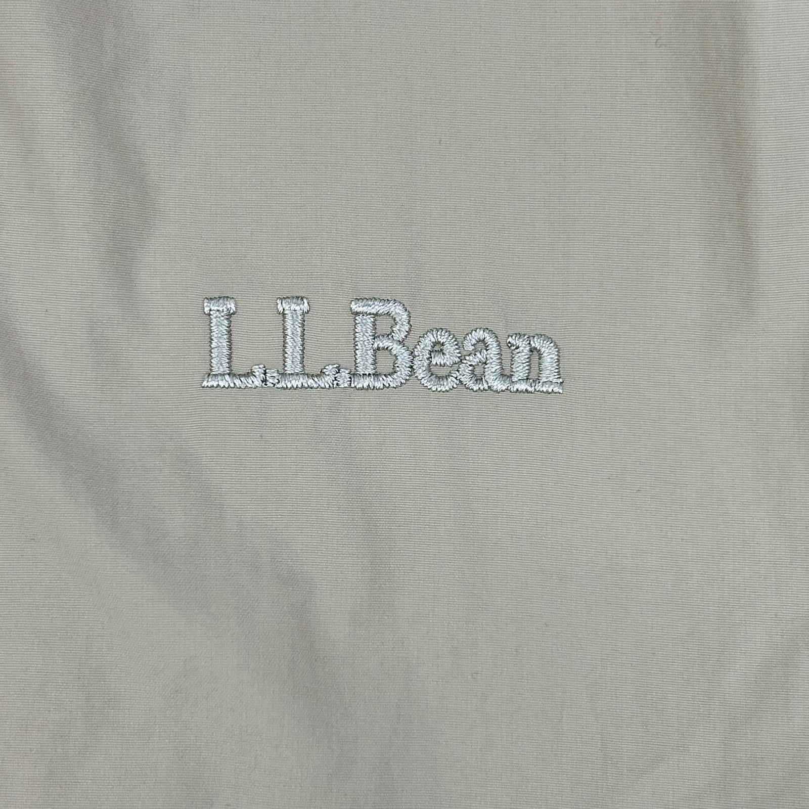 L.L.Bean エルエルビーン 524511 ベージュ ナイロン リバーシブルウォームアップジャケット ジャケット