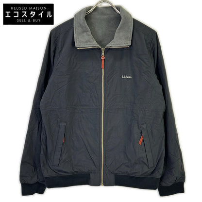 L.L.Bean エルエルビーン 524511 ブラック ナイロン リバーシブルウォームアップジャケット ジャケット