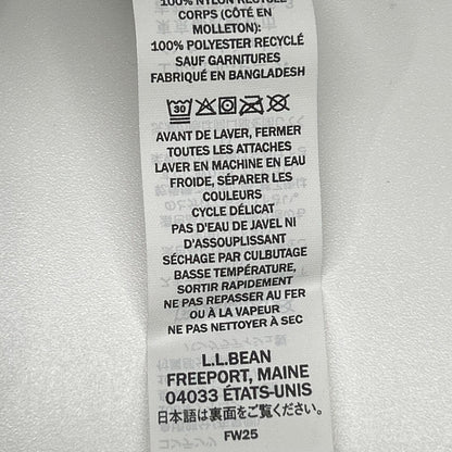 L.L.Bean エルエルビーン 524511 ブラック ナイロン リバーシブルウォームアップジャケット ジャケット