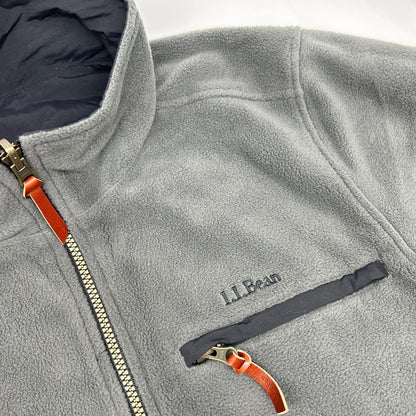 LLBean エルエルビーン 524511 ブラック ナイロン リバーシブルウォームアップジャケット ジャケット