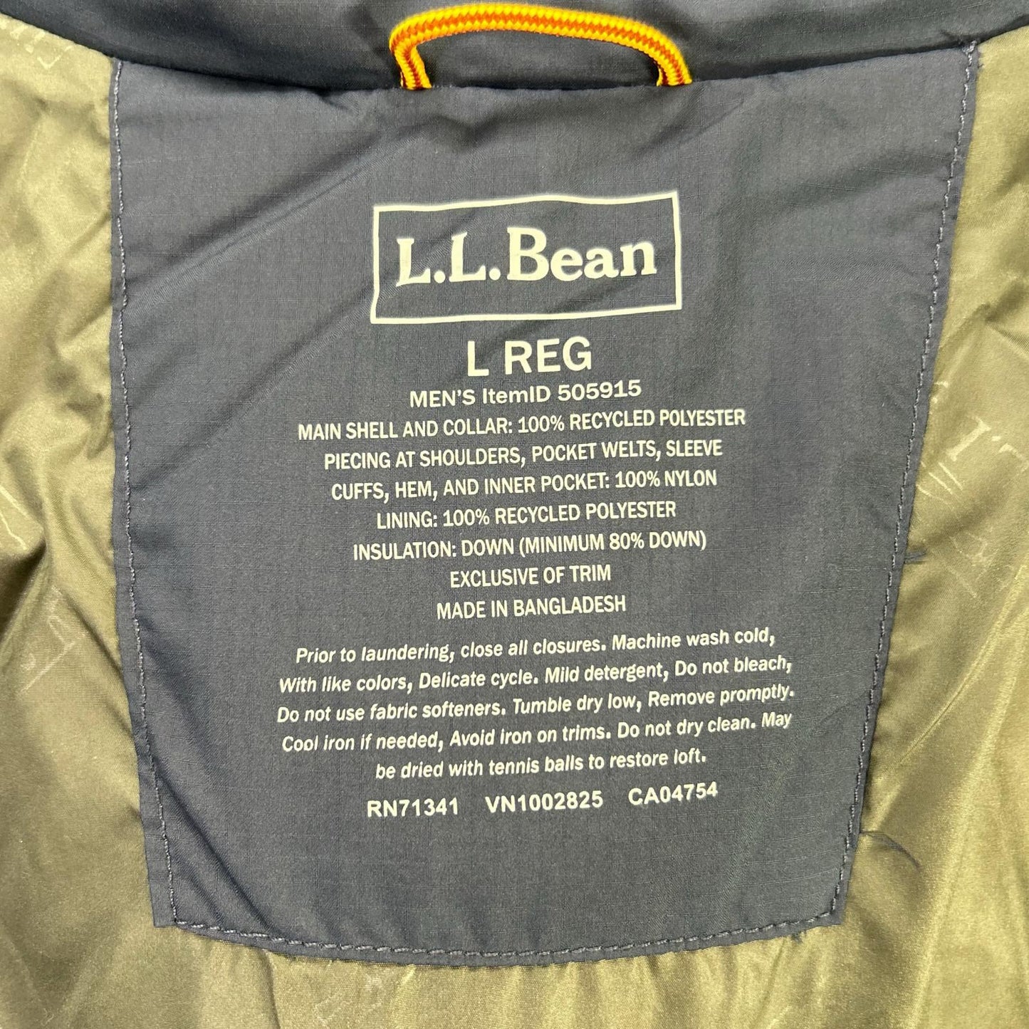 LLBean エルエルビーン 505915 ネイビー ジャパンフィット マウンテンクラシックダウンパーカ ジャケット