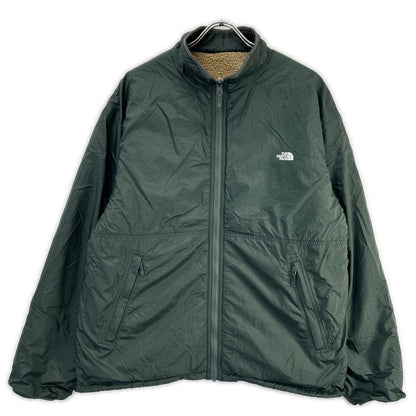 THE NORTH FACE NP72536 khaki × alpine reversible Extreme Pile fleece jacket