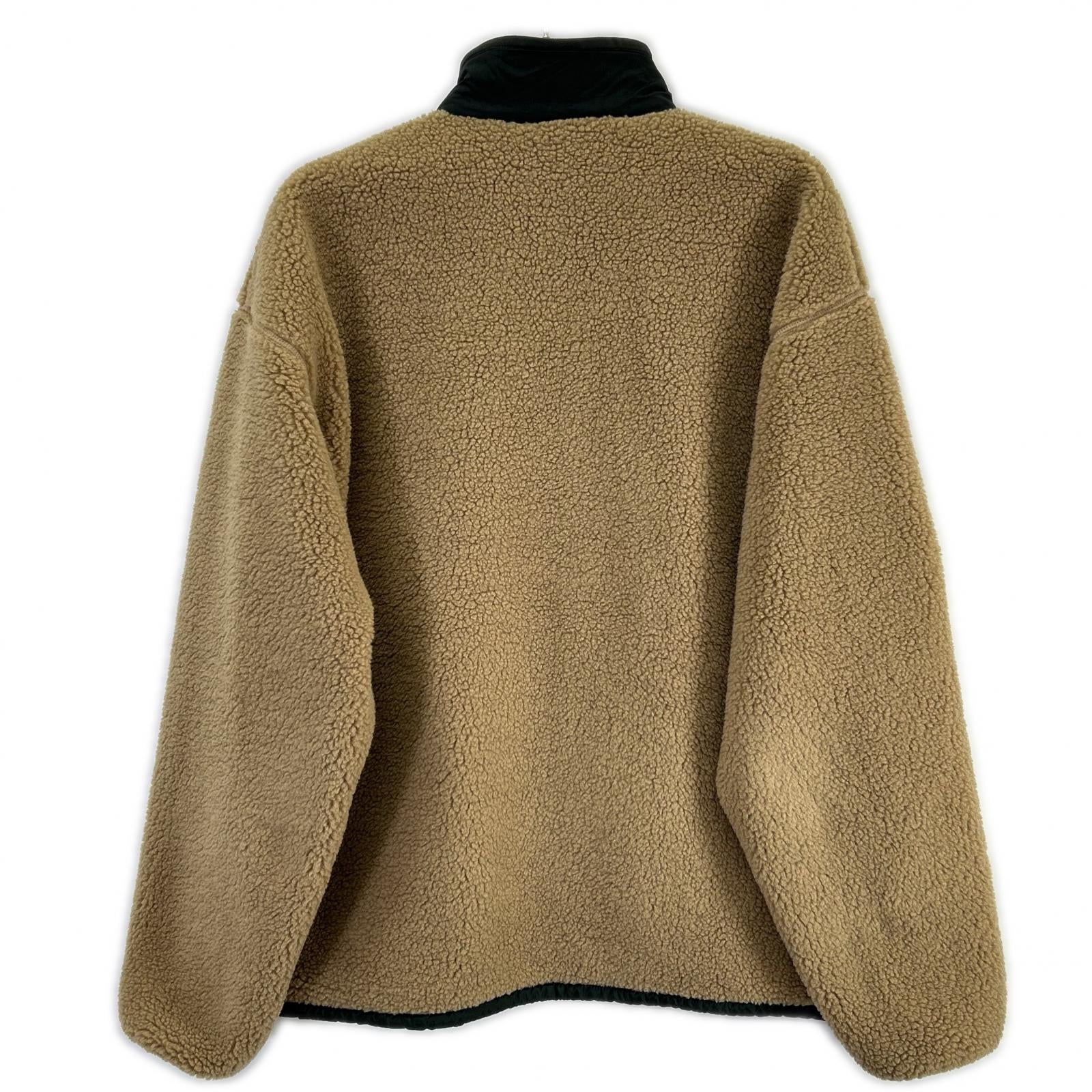 THE NORTH FACE NP72536 khaki × alpine reversible Extreme Pile fleece jacket