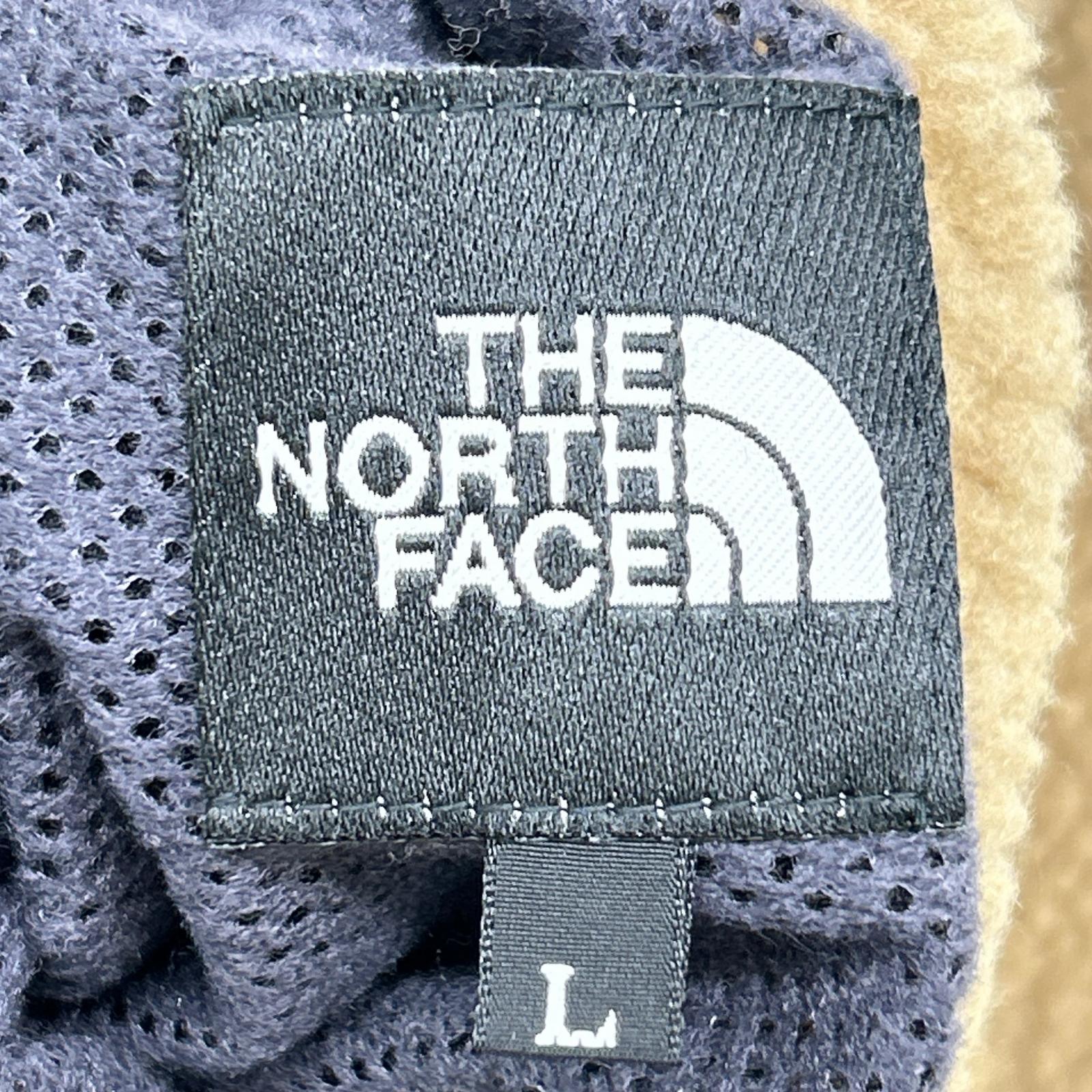 THE NORTH FACE NP72536 khaki × alpine reversible Extreme Pile fleece jacket