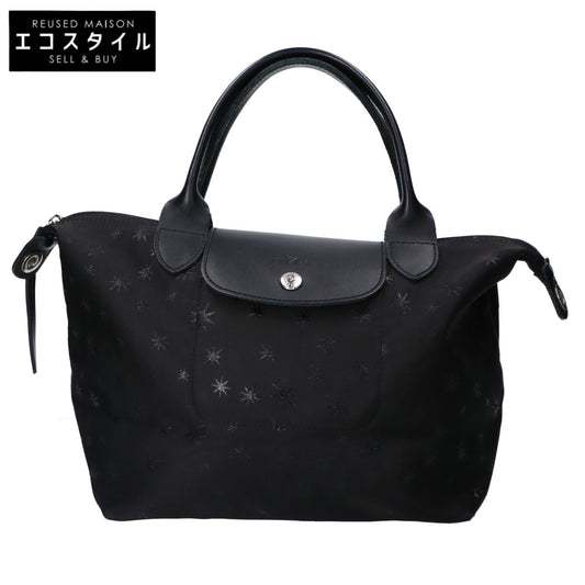 Longchamp ロンシャン プリアージュ スター柄 2WAYショルダー トートバッグ