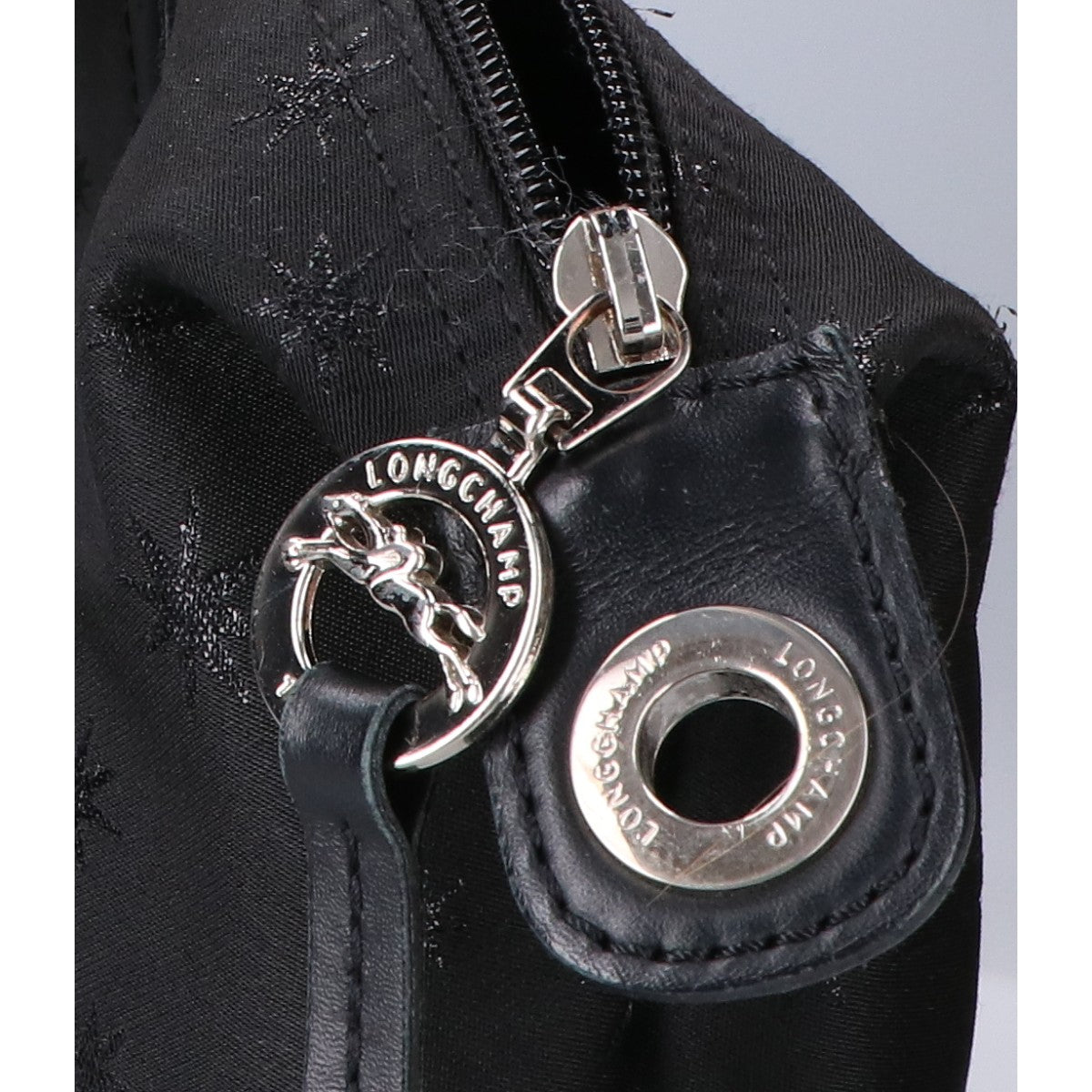 Longchamp ロンシャン プリアージュ スター柄 2WAYショルダー トートバッグ