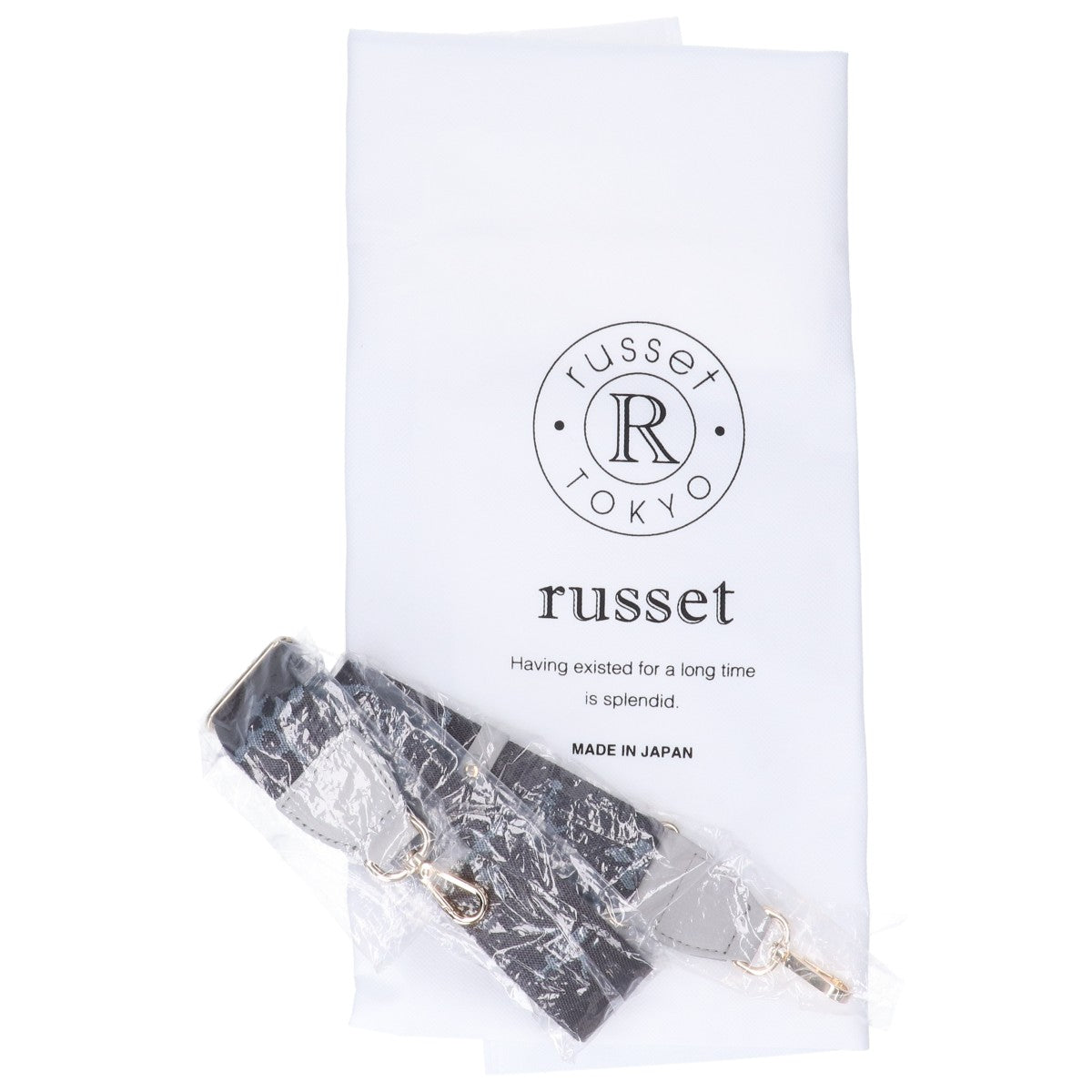 russet ラシット 【美品】RUZ1061122A0005 エンボスモノグラム2WAY ショルダーバッグ