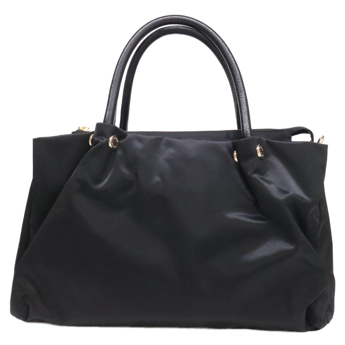 russet 【excellent condition】RUZ1052121A0006 nylon three-compartment 2-way shoulder mini tote bag