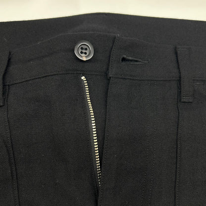 ANCELLM ANCELLM 25AW ANC-PT96 黑色 W/S BAKER PANTS/羊毛亚麻丝贝克裤 下装