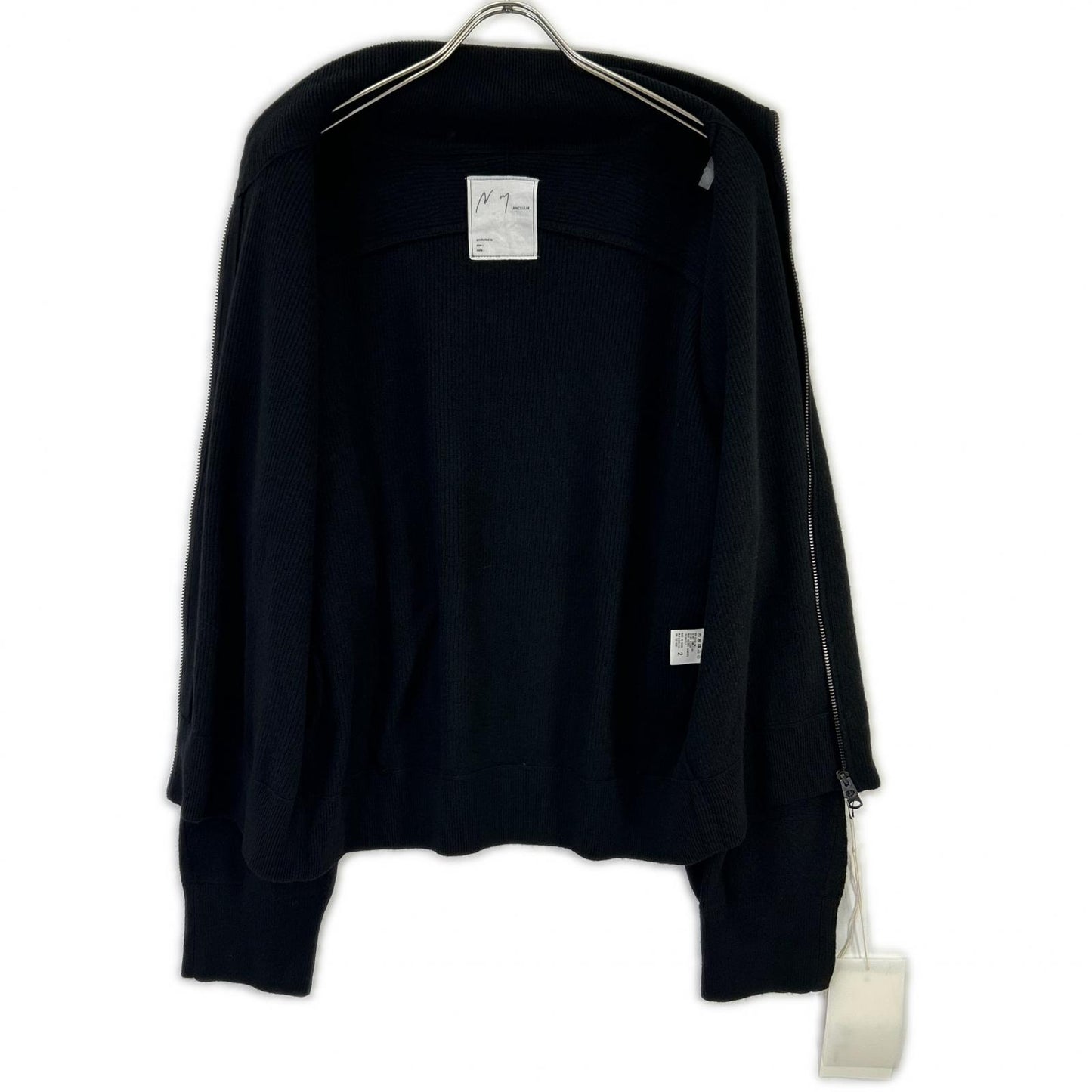 ANCELLM アンセルム 25AW ANC-KN22 黑色 C/W DRIVERS KNIT/驾驶员针织夹克