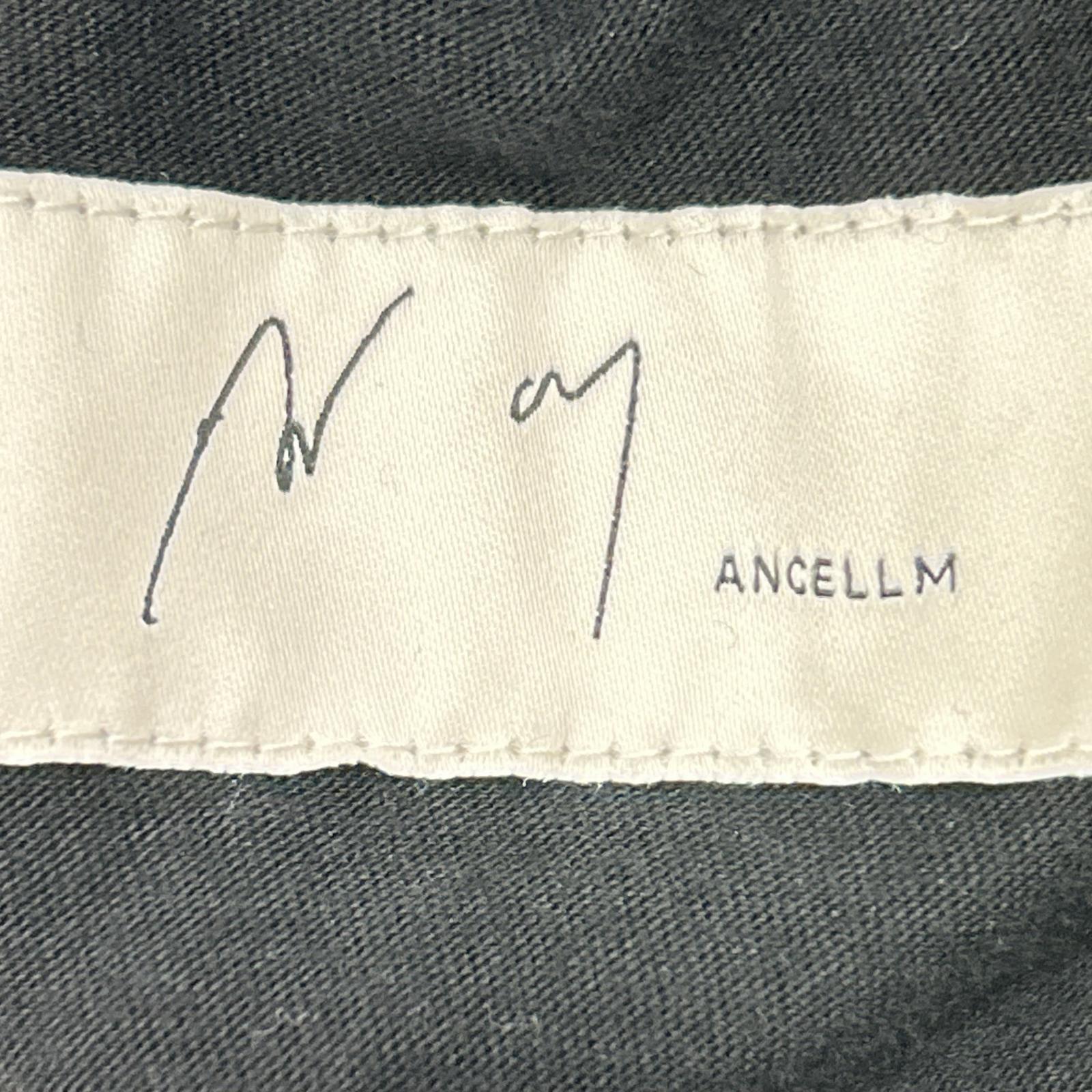 ANCELLM アンセルム 25AW ANC-PT86-A ブラック WOOL WIDE EASY TUCK SLACKS ボトムス