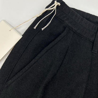 ANCELLM アンセルム 25AW ANC-PT86-A 黑色 WOOL WIDE EASY TUCK SLACKS 下装