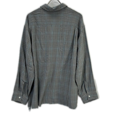 ANCELLM アンセルム 26SS ANC-SH80 ブルー AGING RAYON CHECK SHIRT トップス