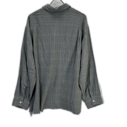 ANCELLM アンセルム 26SS ANC-SH80 ブルー AGING RAYON CHECK SHIRT トップス