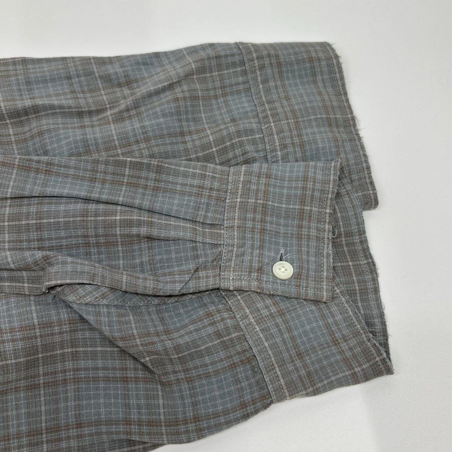 ANCELLM アンセルム 26SS ANC-SH80 ブルー AGING RAYON CHECK SHIRT トップス