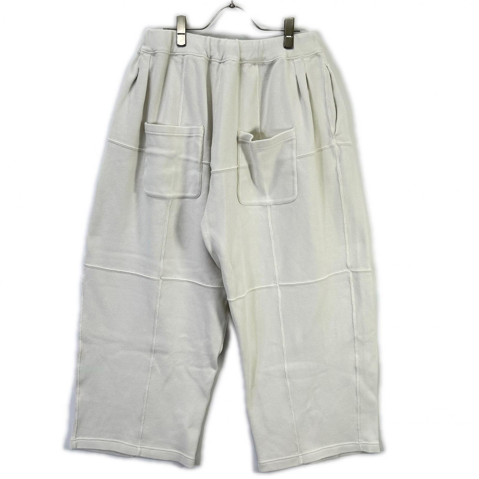 ANCELLM アンセルム 26SS ANC-PT110 ホワイト SMOOTH PANEL WIDE SLACKS ボトムス