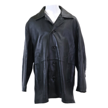 YOKE 【Excellent Condition】YK22AW0401C Cut-Off Leather Car Coat Sheep Leather Cut-Off Car Coat