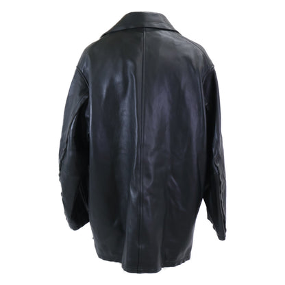 YOKE 【Excellent Condition】YK22AW0401C Cut-Off Leather Car Coat Sheep Leather Cut-Off Car Coat